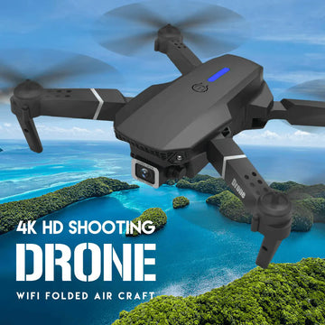 E88 Advanced Foldable Drone⢠| 4k Dual Camera Drone (Dual Battery)