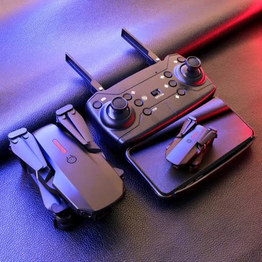 E88 Advanced Foldable Drone™ | 4k Dual Camera Drone (Dual Battery)