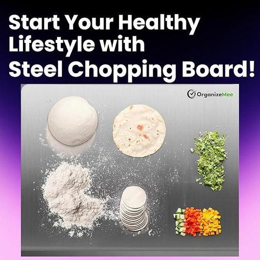 Zest™ Stainless Steel Chopping Board (35x31cm)